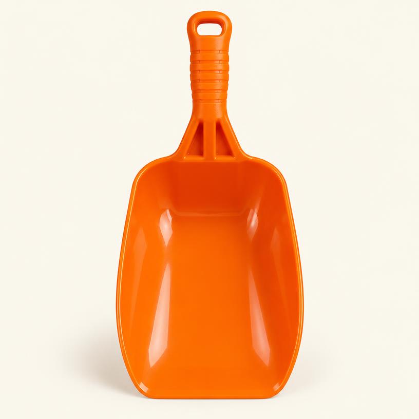 Heavy-duty multipurpose plastic scoop